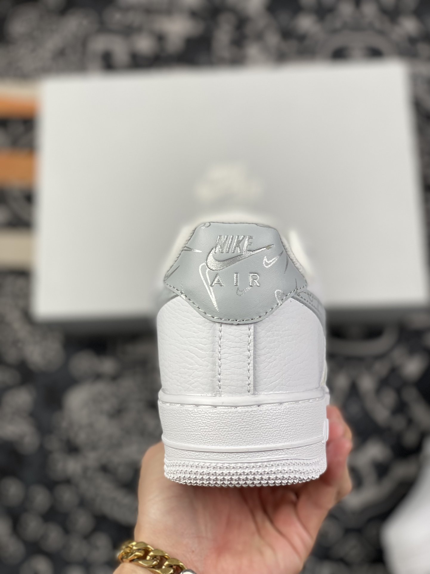 200 Nike Air Force 1 AF1 空军一号/低帮 白灰 DV2237-100