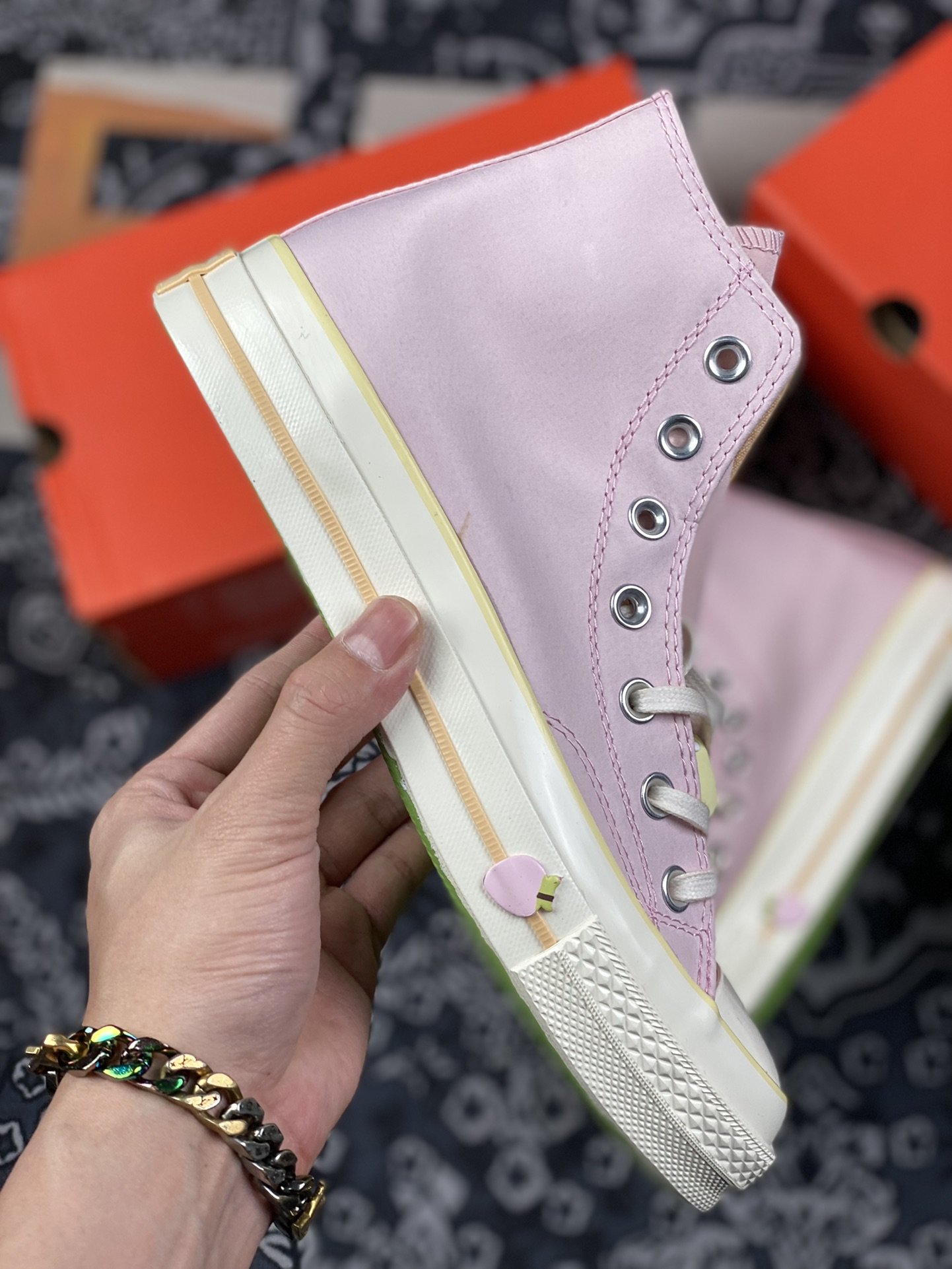 170 这次converse不调色了改做水果拼盘了粉/白绝配春天~