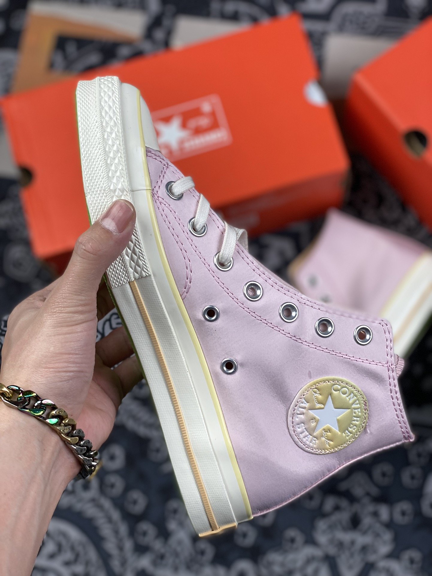 170 这次converse不调色了改做水果拼盘了粉/白绝配春天~