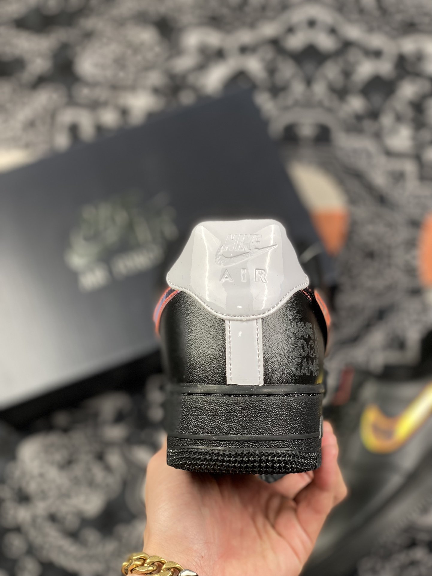 200 Nike Air Force 1 Low 空军一号黑色彩勾DC0710-101