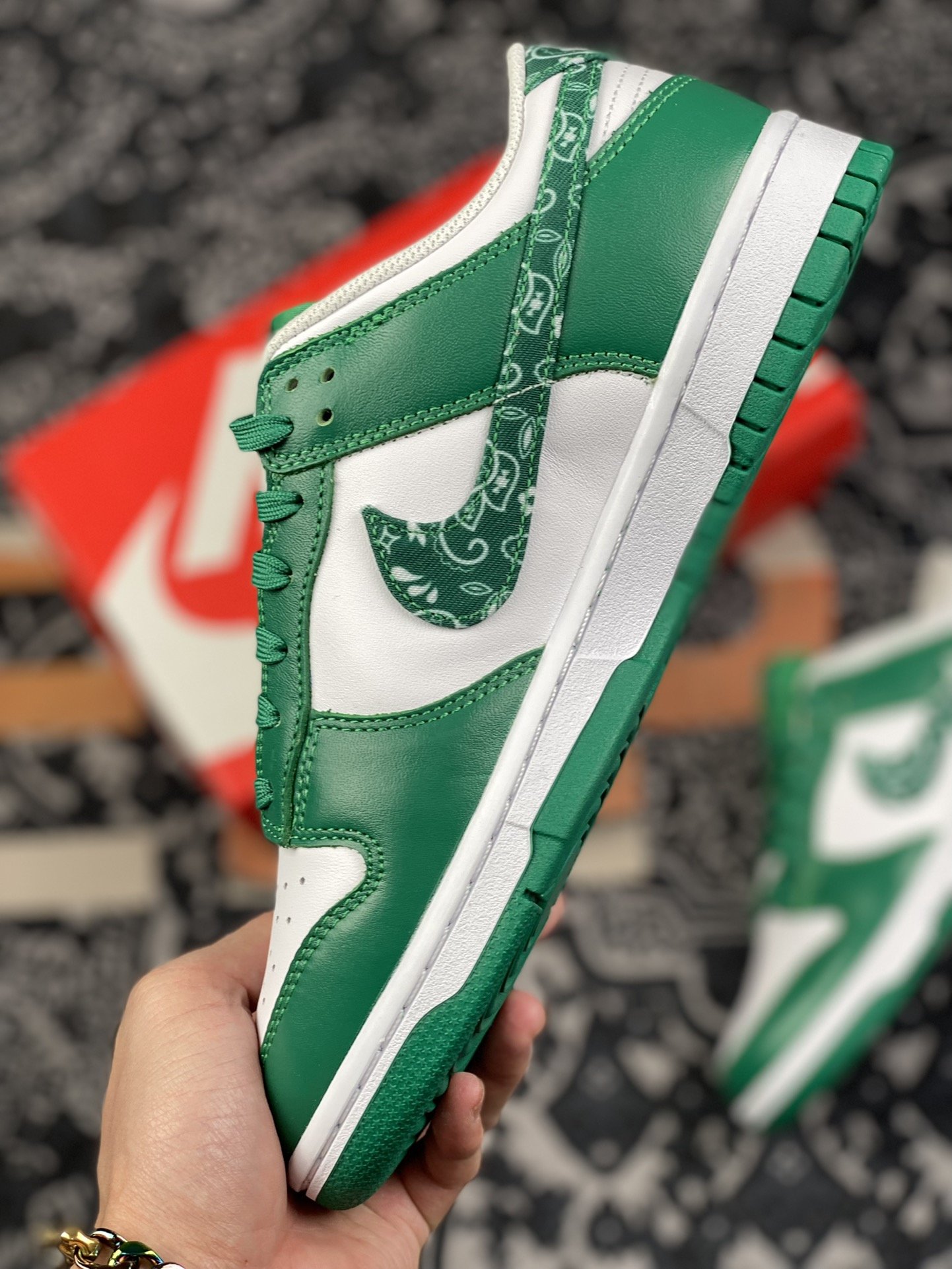 360 纯原 aj6 白绿 腰果花 DD4401-102