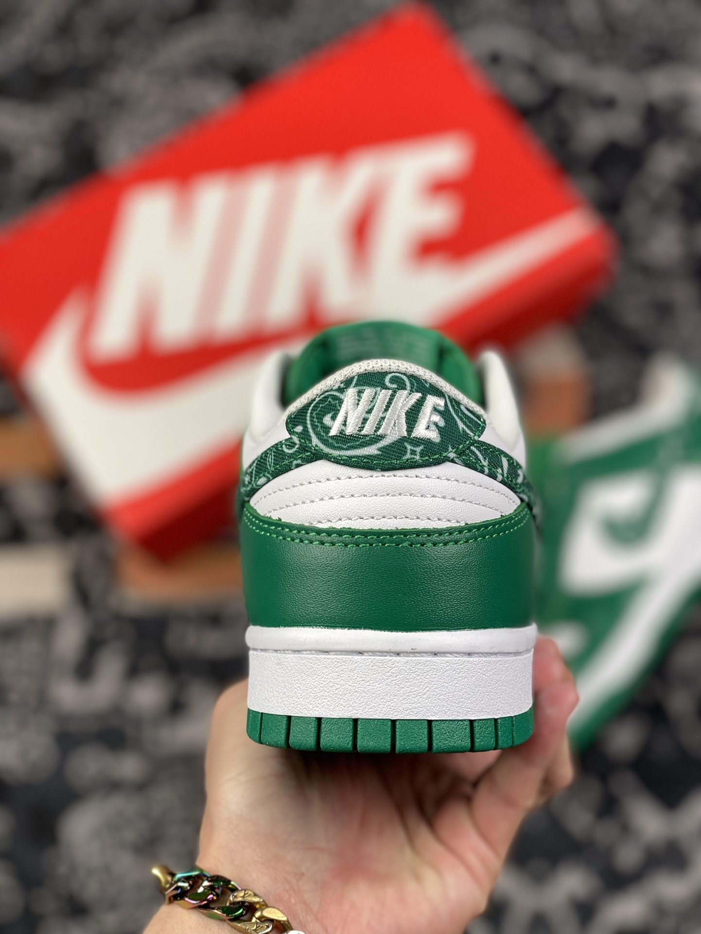 360 纯原 aj6 白绿 腰果花 DD4401-102