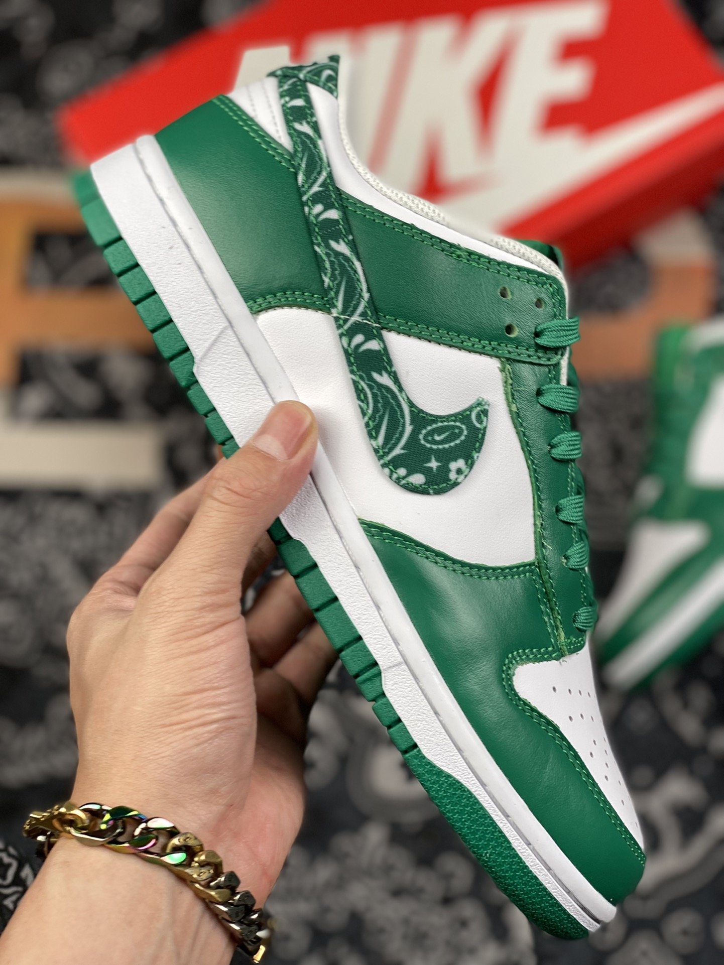 360 纯原 aj6 白绿 腰果花 DD4401-102