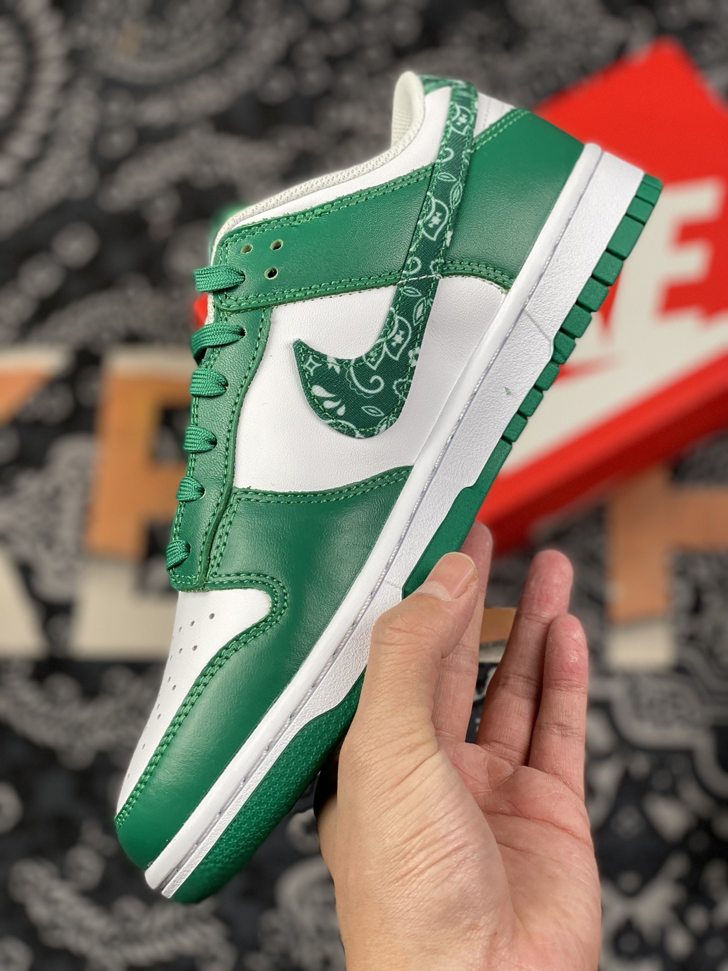 360 纯原 aj6 白绿 腰果花 DD4401-102