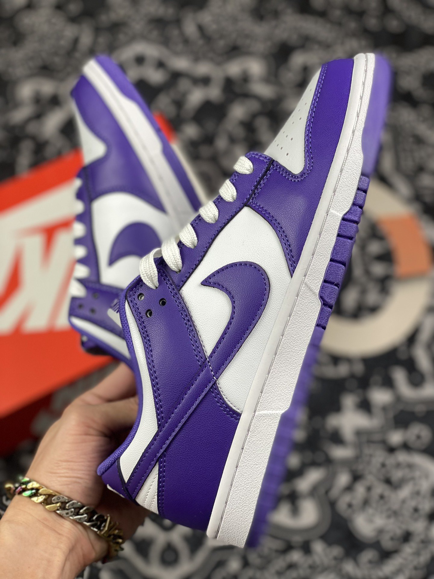 300 新批次 Nike SB Dunk Low“Court Purple”白紫配色 DD1391-104