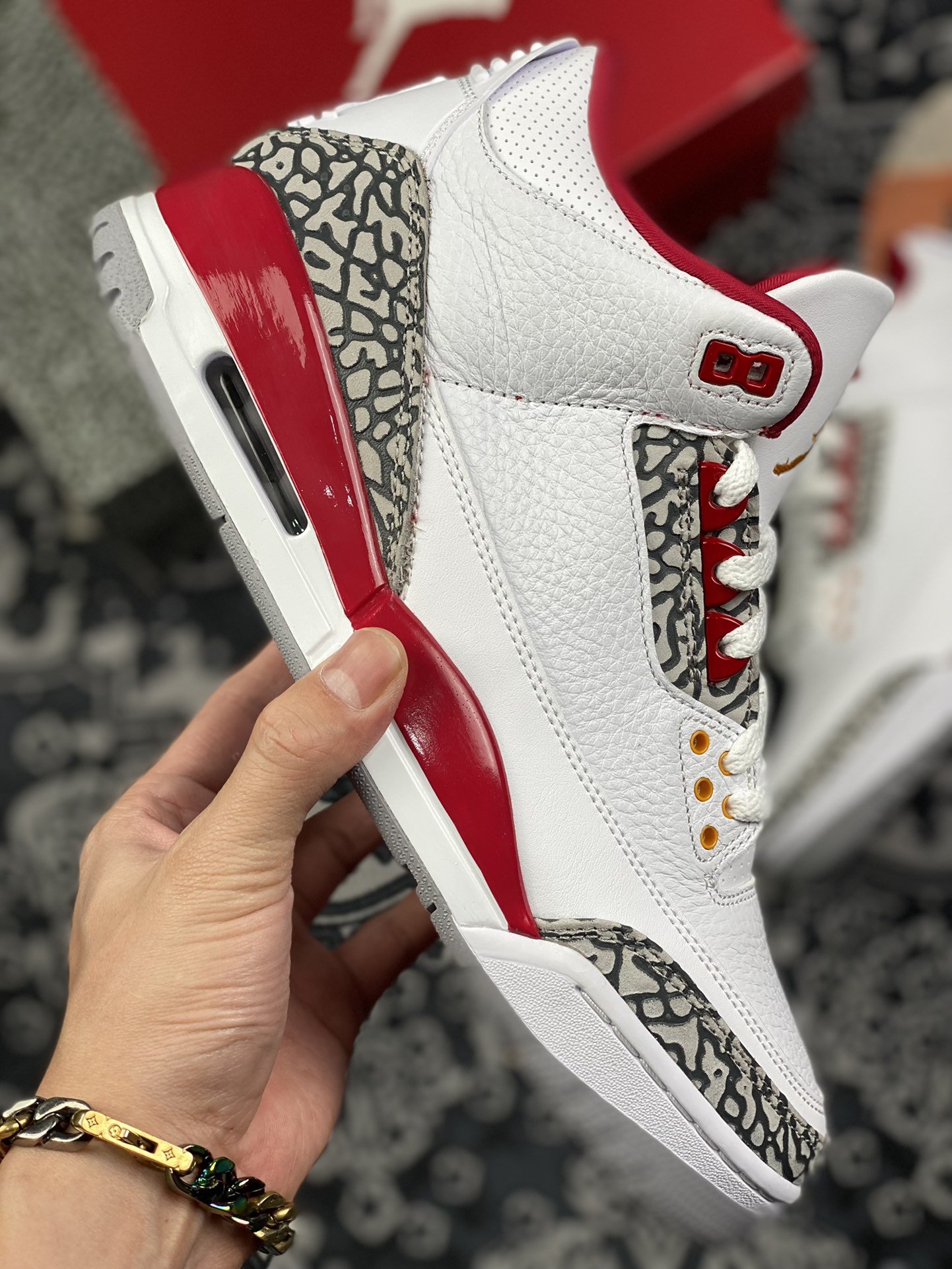 480 纯原  aj3  白酒红 红雀 复古篮球鞋CT8532-126