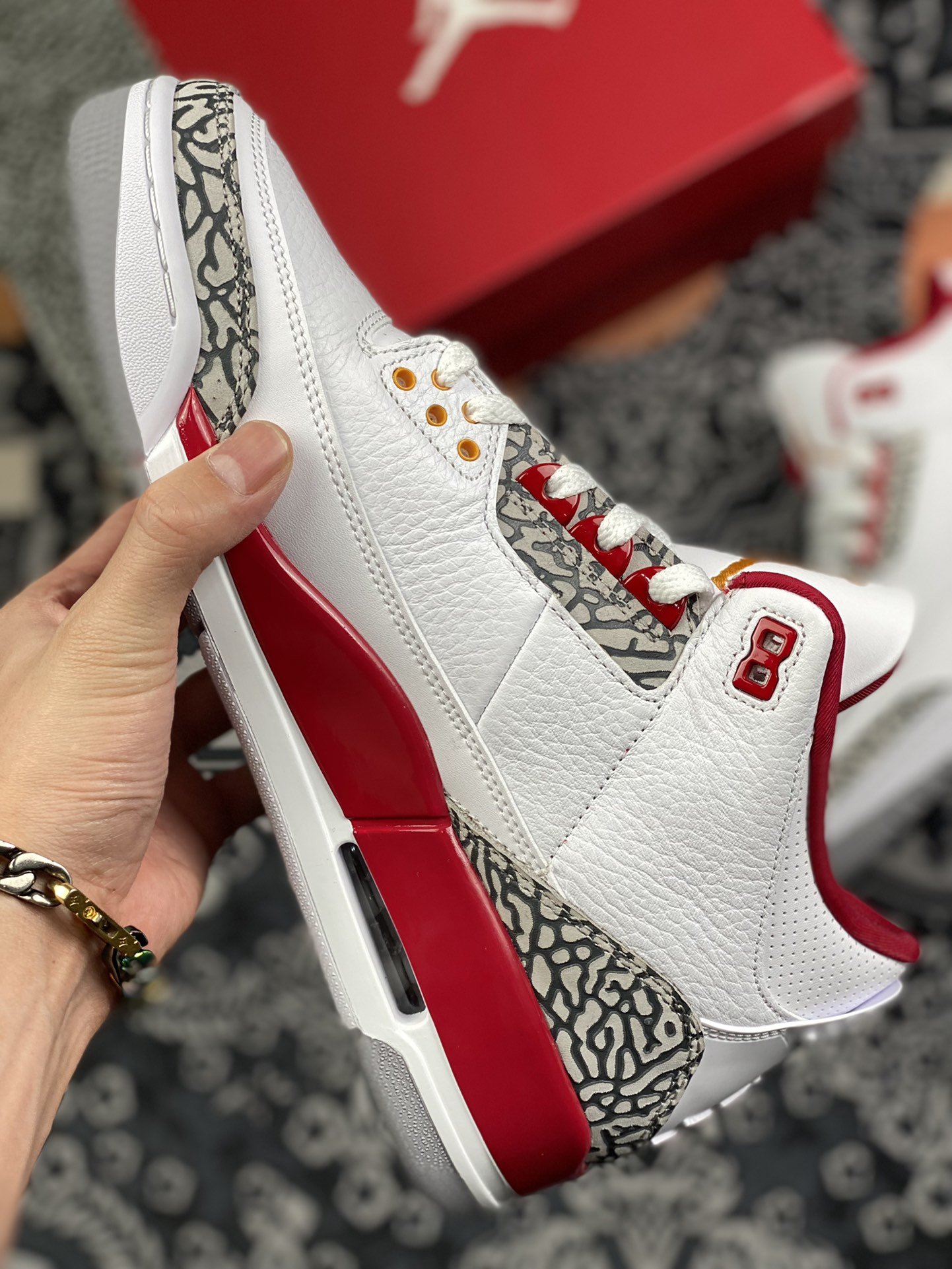 480 纯原  aj3  白酒红 红雀 复古篮球鞋CT8532-126