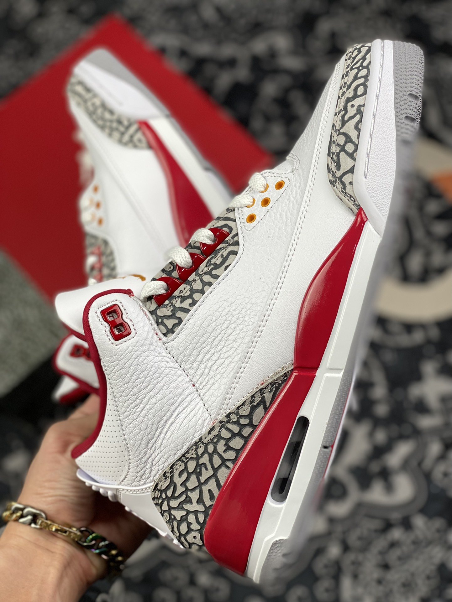 480 纯原  aj3  白酒红 红雀 复古篮球鞋CT8532-126