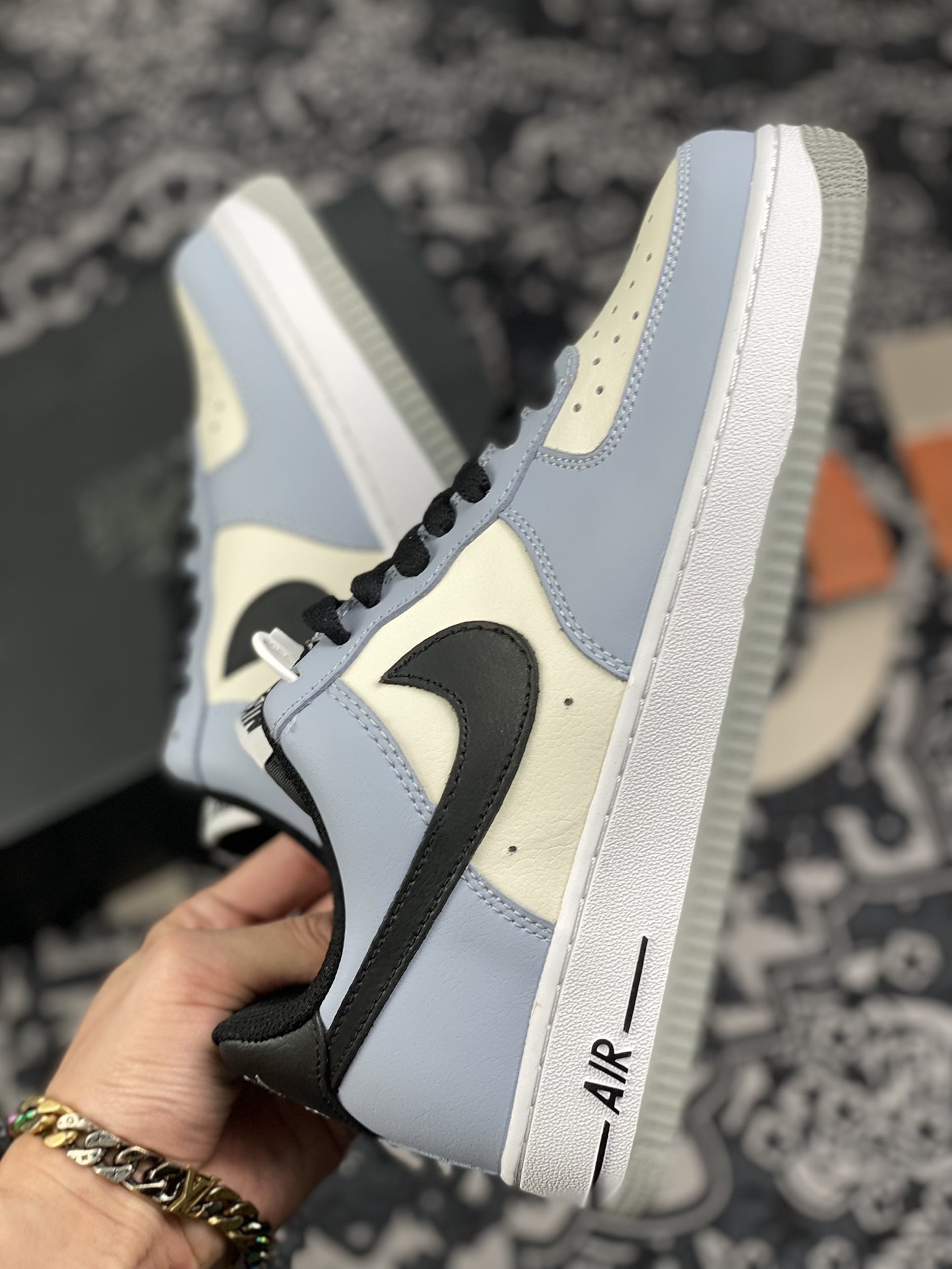 200 Nike Air Force 1 空军一号 雾蓝 CW2288-120