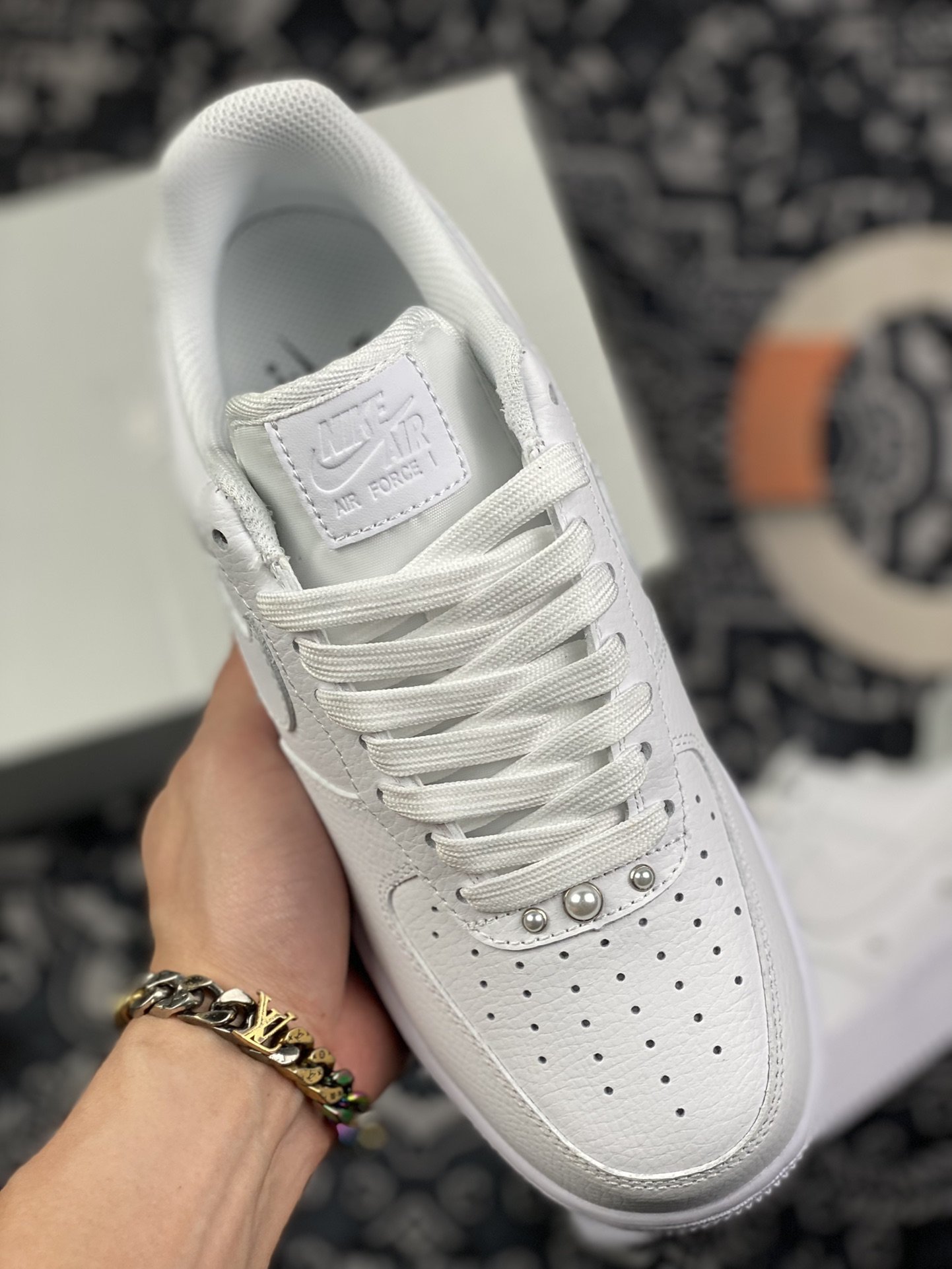 220 Nike Air Force 1 空军一号 珍珠DQ0231-100