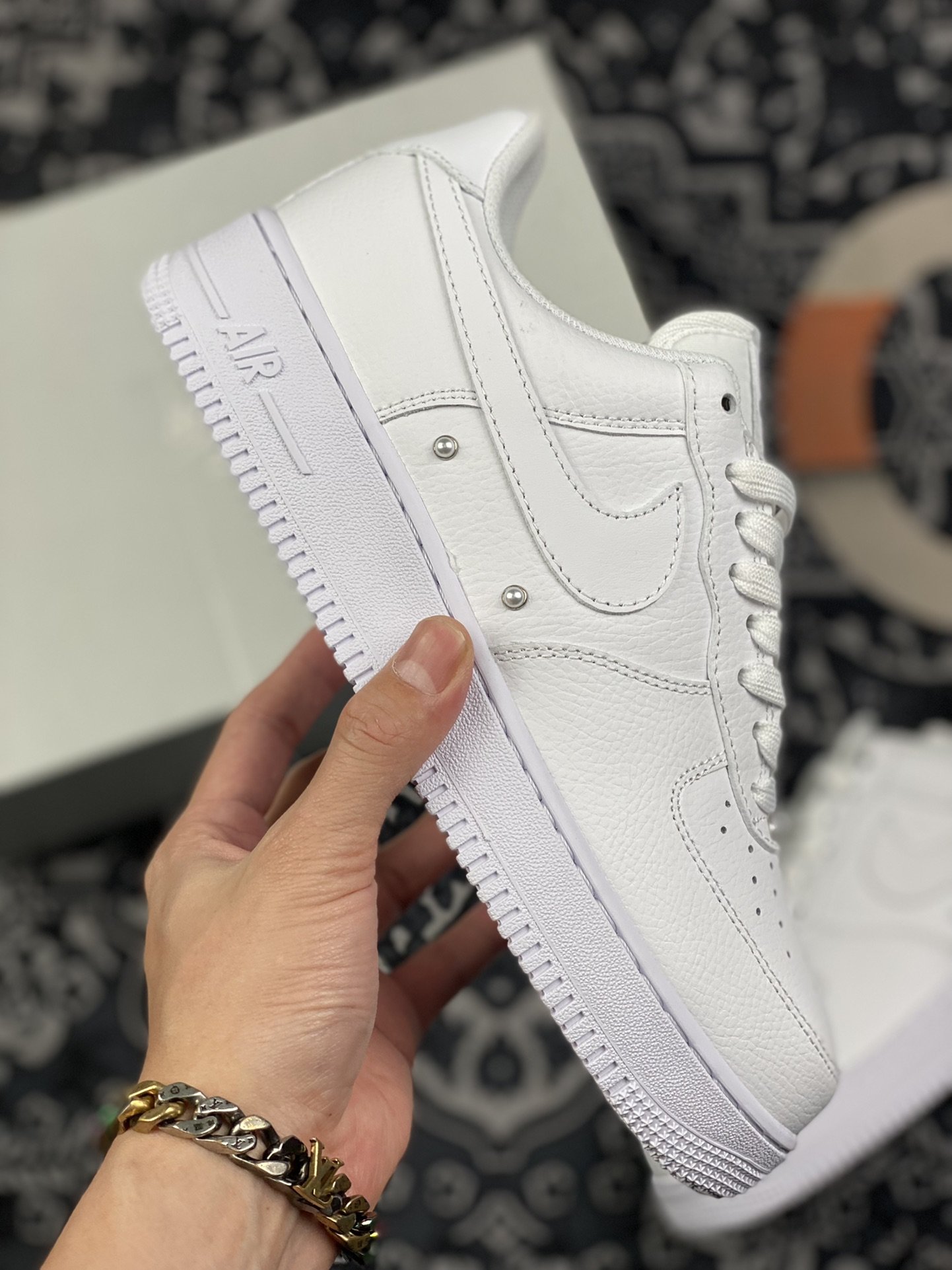 220 Nike Air Force 1 空军一号 珍珠DQ0231-100