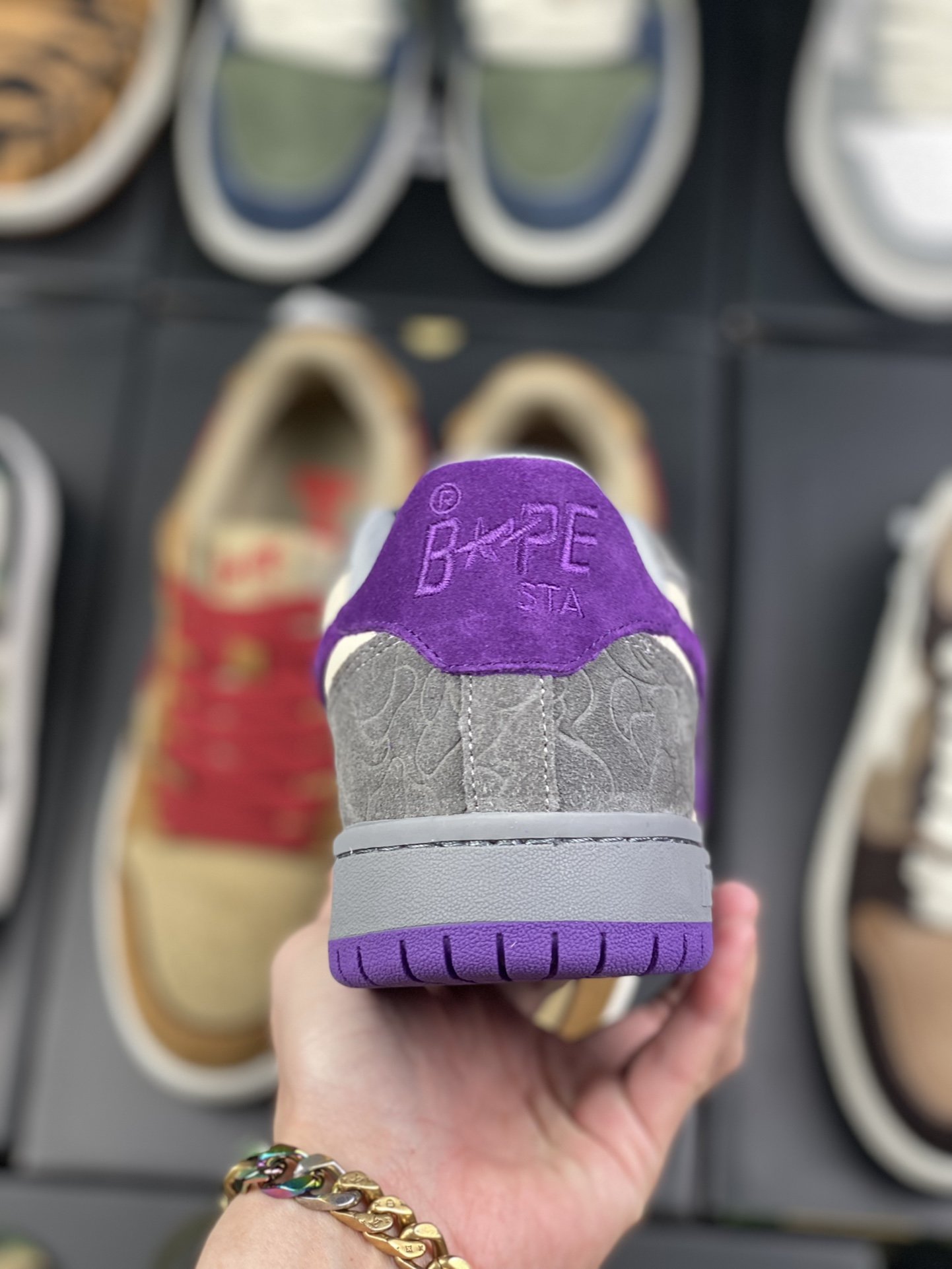 430 新工厂 莞产天猫零售版 BAPE SK8 STA 独家版本