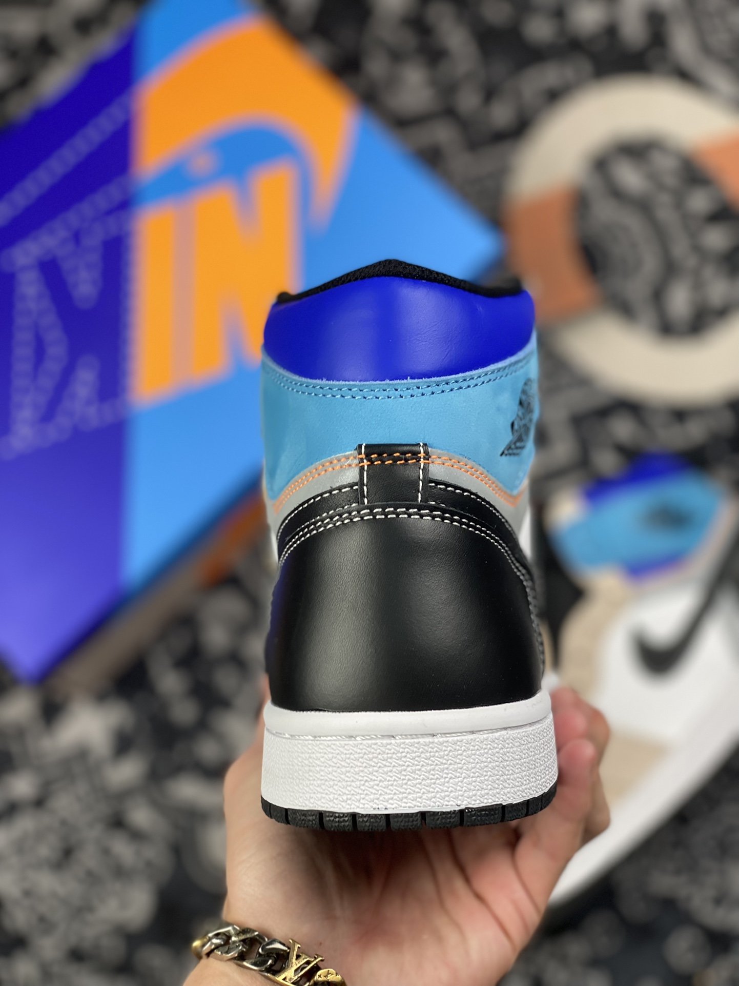 280 Air Jordan 1 拼接专业乔丹大厂极限压缩利润空间 DC6515-100