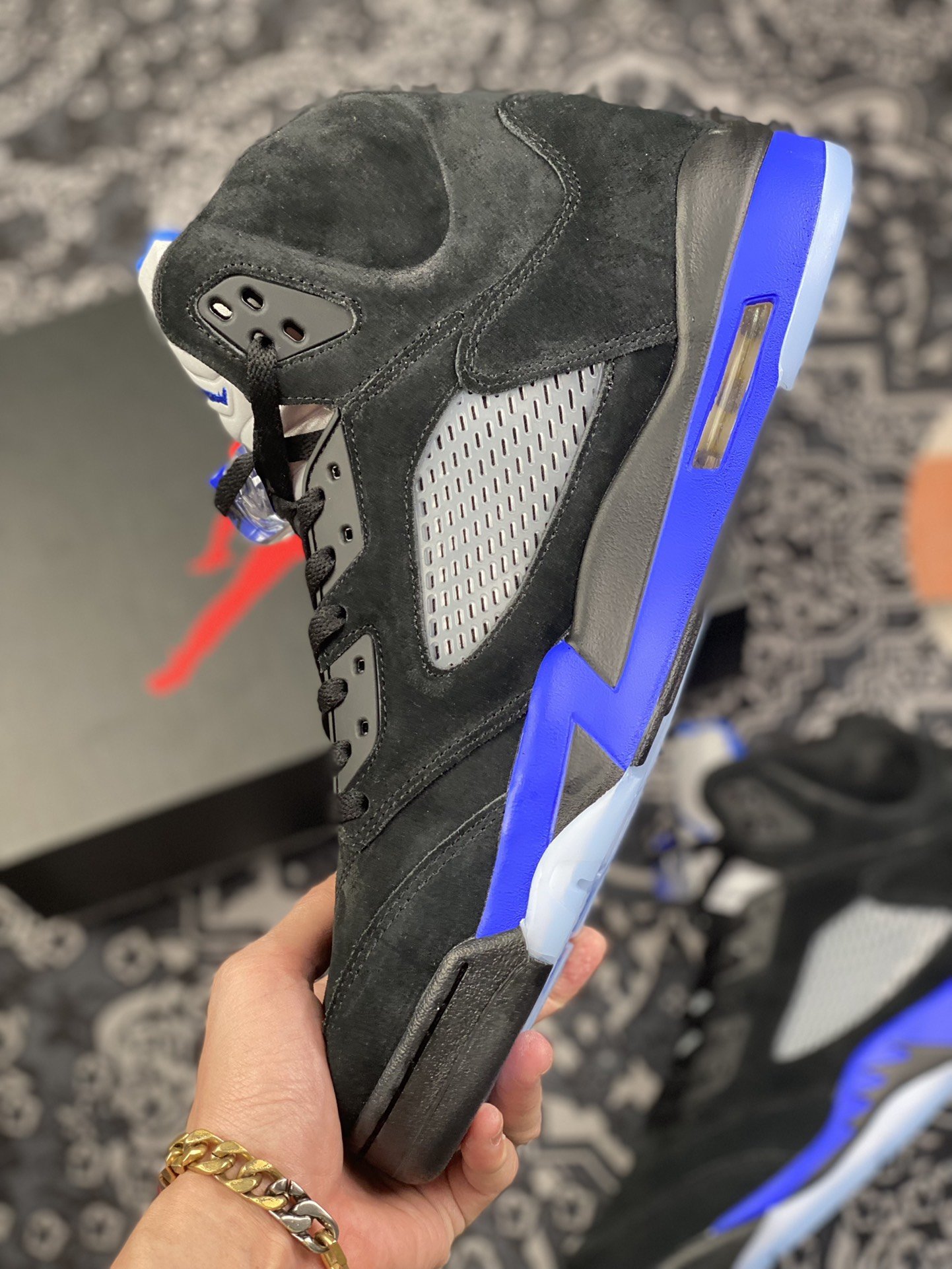 420 外贸 Air Jordan 5 Retro AJ5 乔5黑篮 CT4838-004