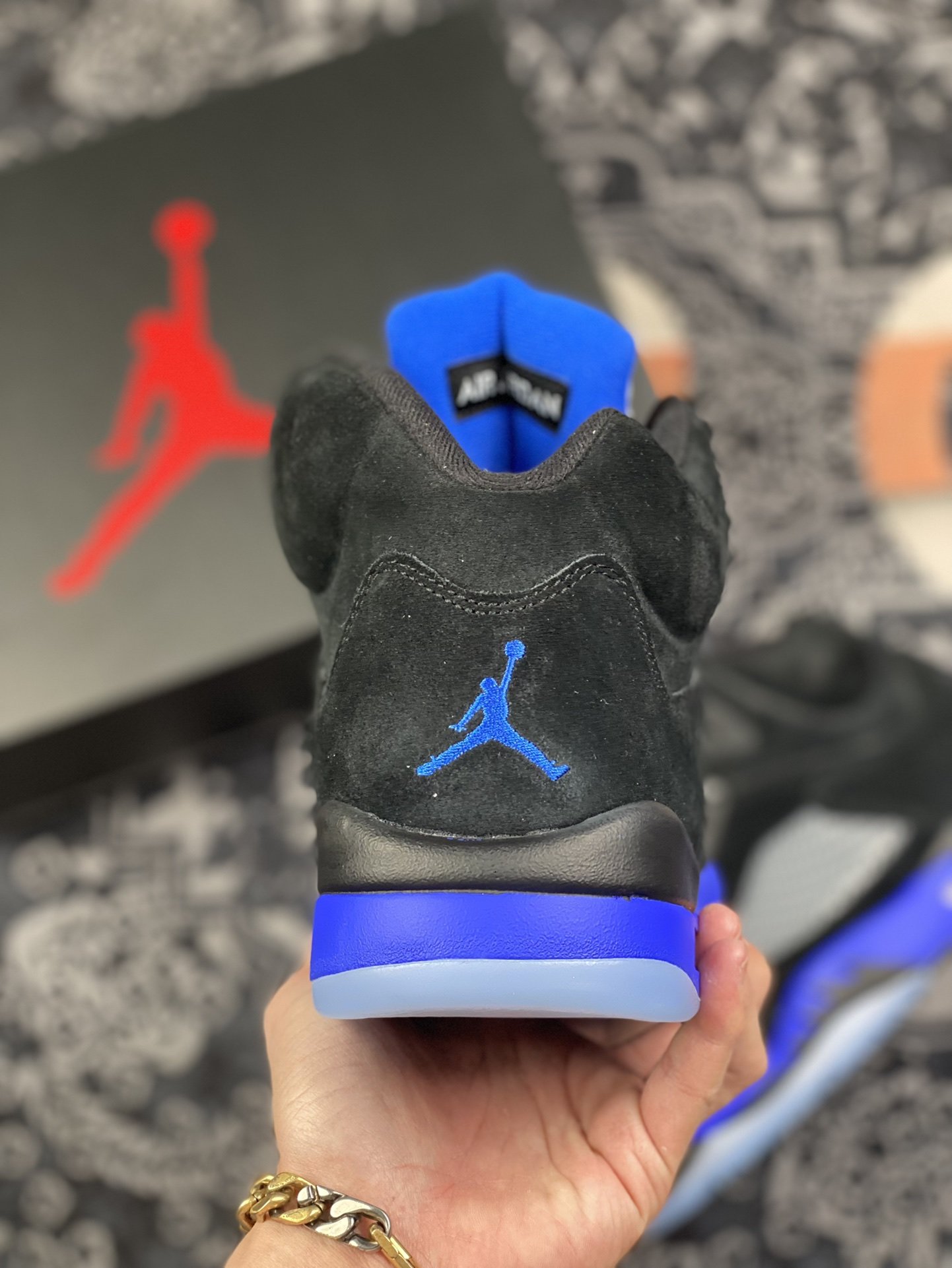 420 外贸 Air Jordan 5 Retro AJ5 乔5黑篮 CT4838-004