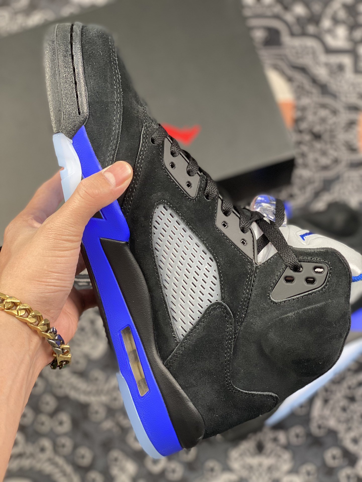 420 外贸 Air Jordan 5 Retro AJ5 乔5黑篮 CT4838-004