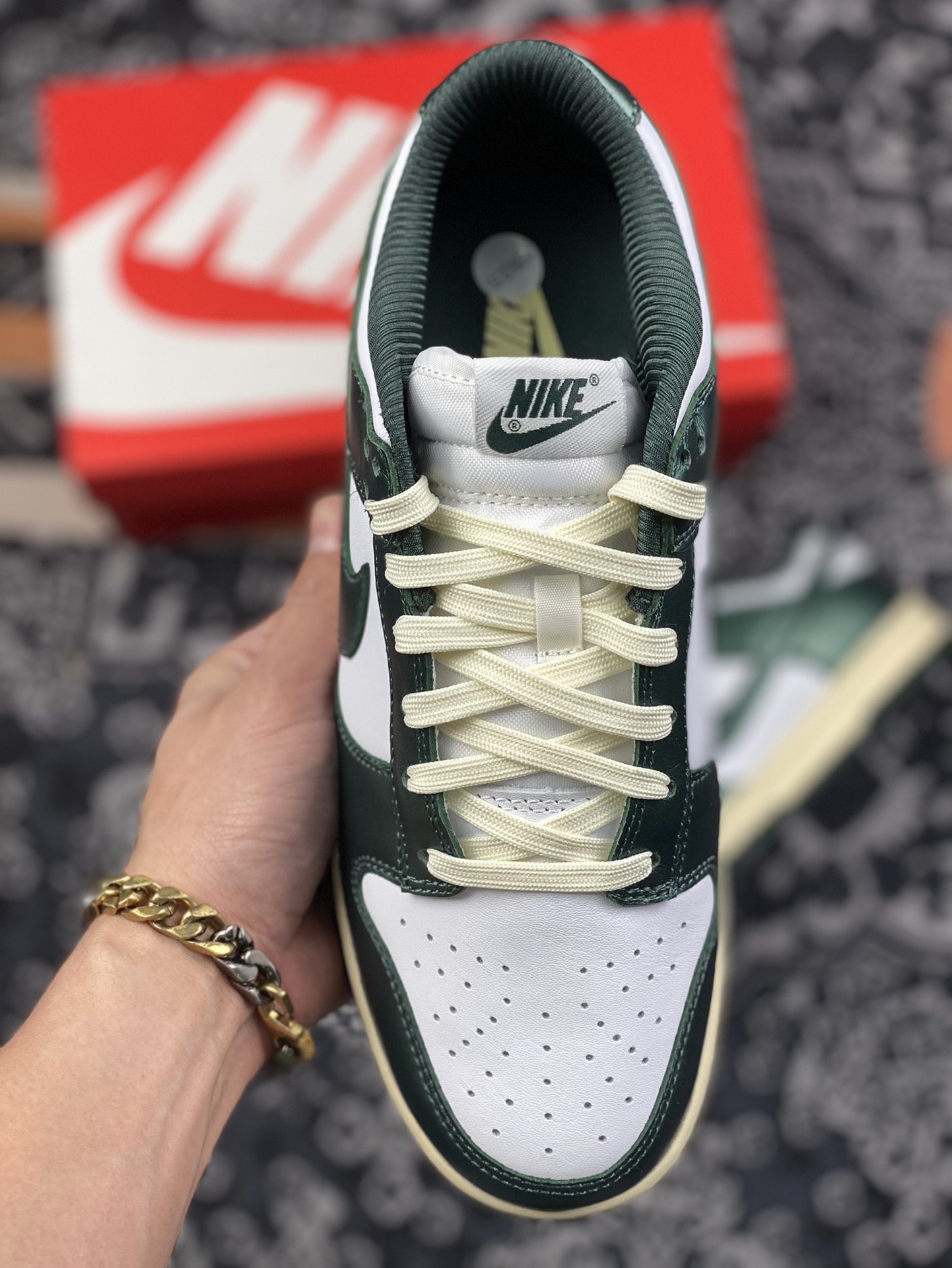 360 纯原 aj 做旧 白绿 金龟子DQ8580-100