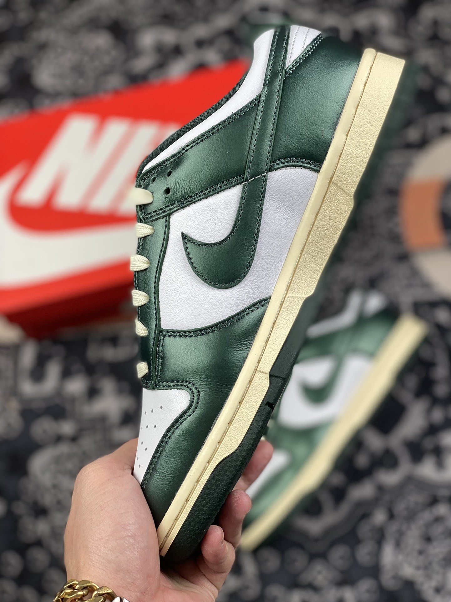 360 纯原 aj 做旧 白绿 金龟子DQ8580-100