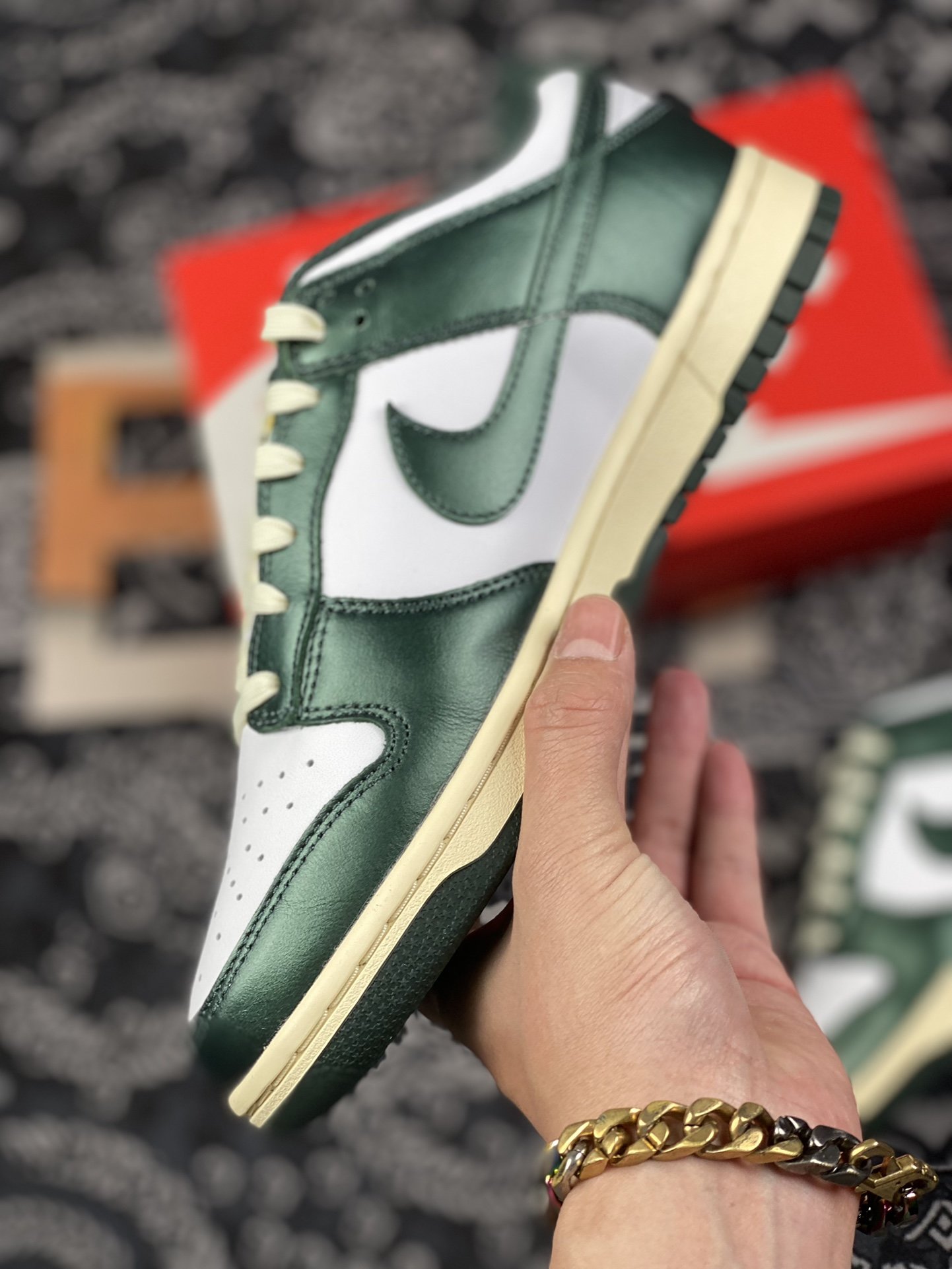 360 纯原 aj 做旧 白绿 金龟子DQ8580-100