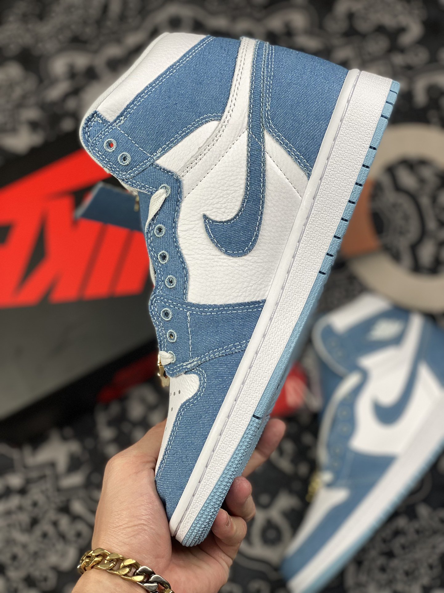 280 Air Jordan AJ1 High OG Denim” 丹宁牛仔 DM9036-104-莆田鞋,莆田鞋货源,高仿鞋,高仿鞋货源,安福档口,莆田高仿鞋,莆田鞋批发,高仿鞋批发,莆田高仿运动鞋,高仿运动鞋,莆田运动鞋 280 Air Jordan AJ1 High OG Denim” 丹宁牛仔 DM9036-104