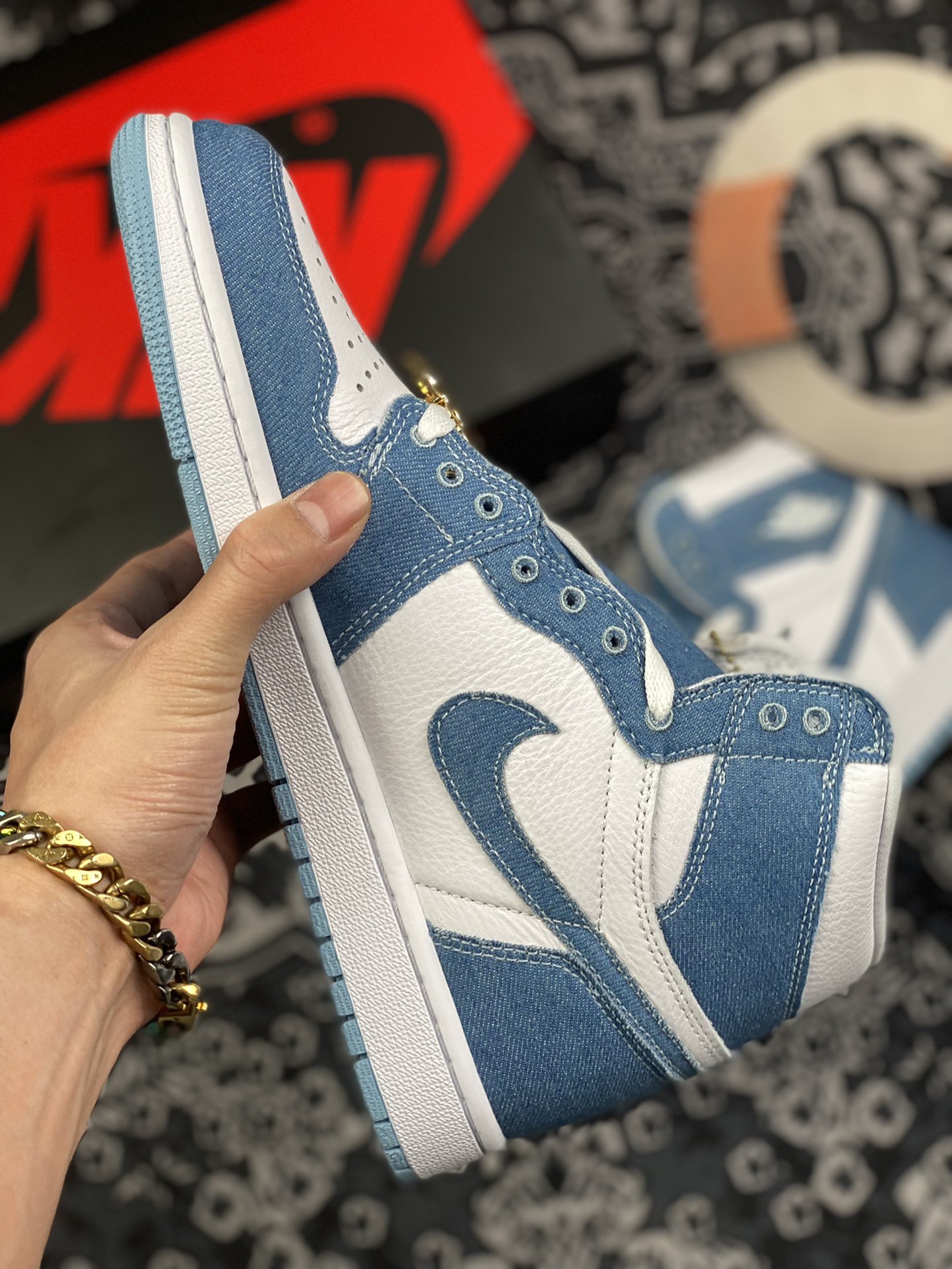 280 Air Jordan AJ1 High OG Denim” 丹宁牛仔 DM9036-104-莆田鞋,莆田鞋货源,高仿鞋,高仿鞋货源,安福档口,莆田高仿鞋,莆田鞋批发,高仿鞋批发,莆田高仿运动鞋,高仿运动鞋,莆田运动鞋 280 Air Jordan AJ1 High OG Denim” 丹宁牛仔 DM9036-104