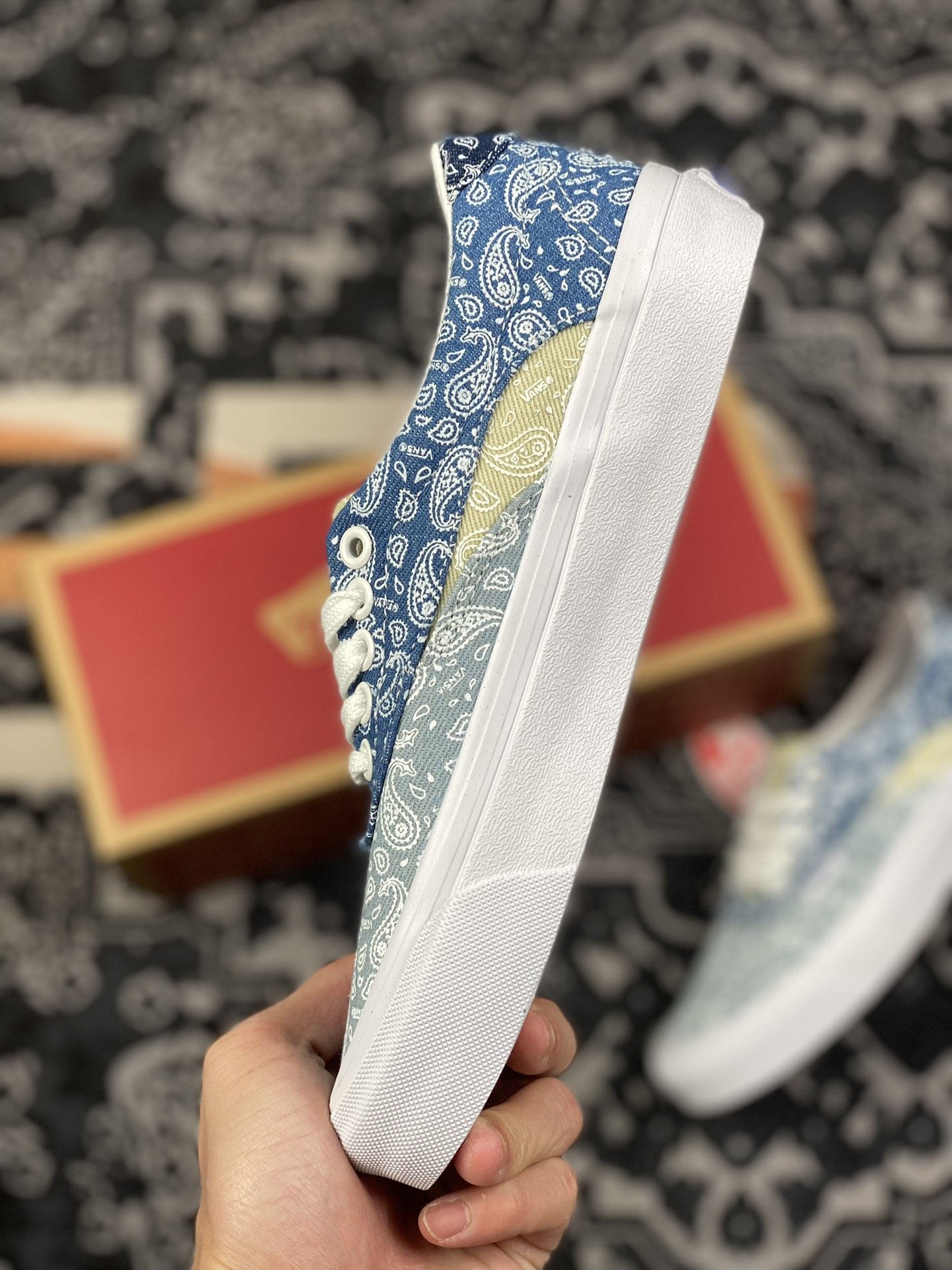 170 vans Acer Ni Sp 腰果花 复古丹宁牛仔蓝 VN0A4UWYASN