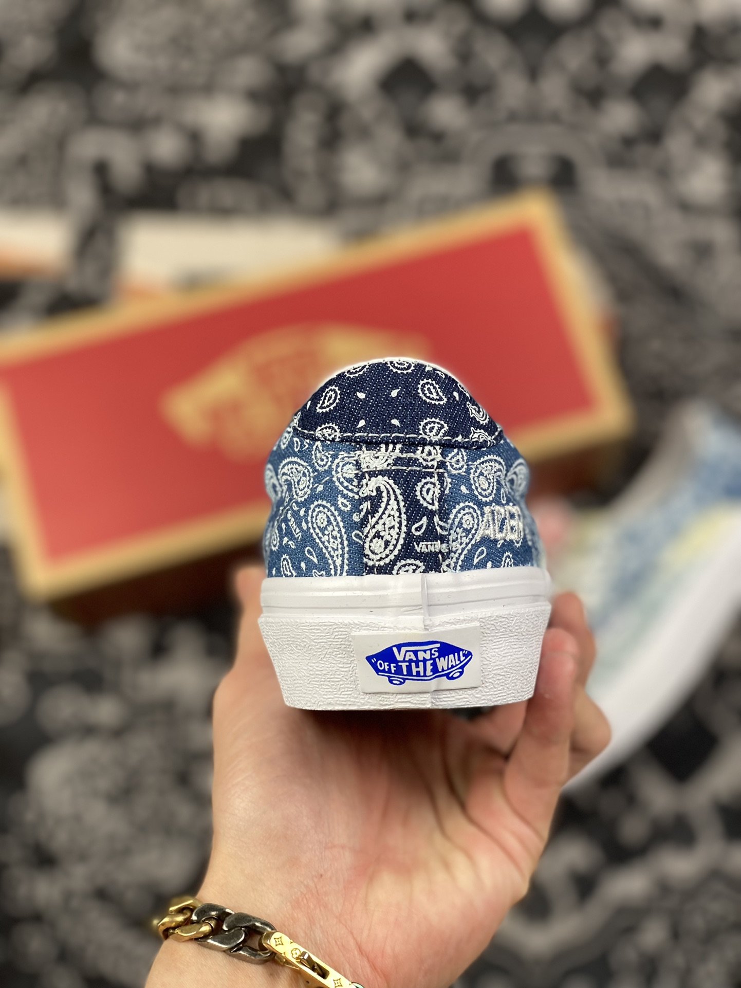 170 vans Acer Ni Sp 腰果花 复古丹宁牛仔蓝 VN0A4UWYASN