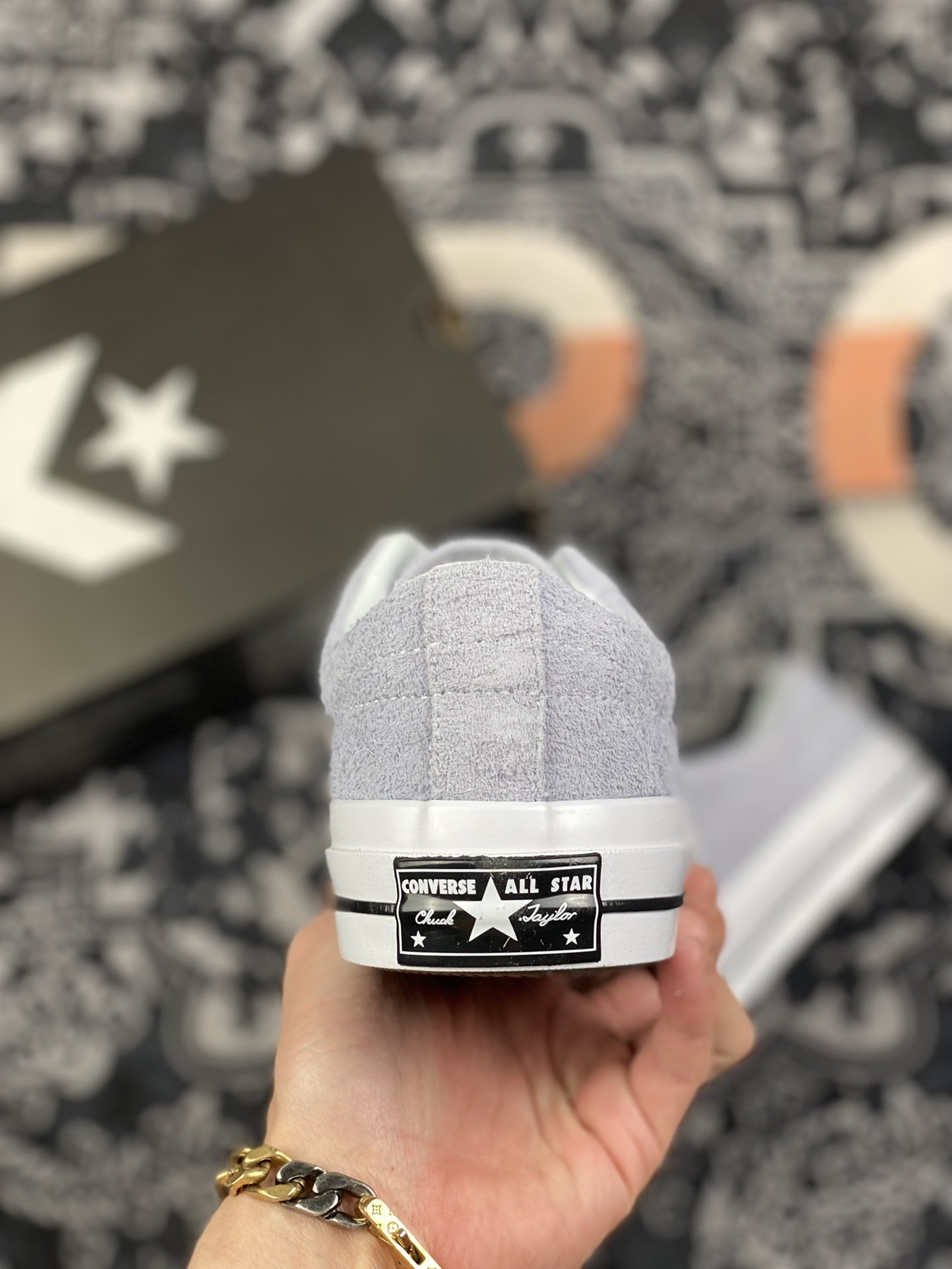 170 converse One Star 新配色 雾霾紫灰