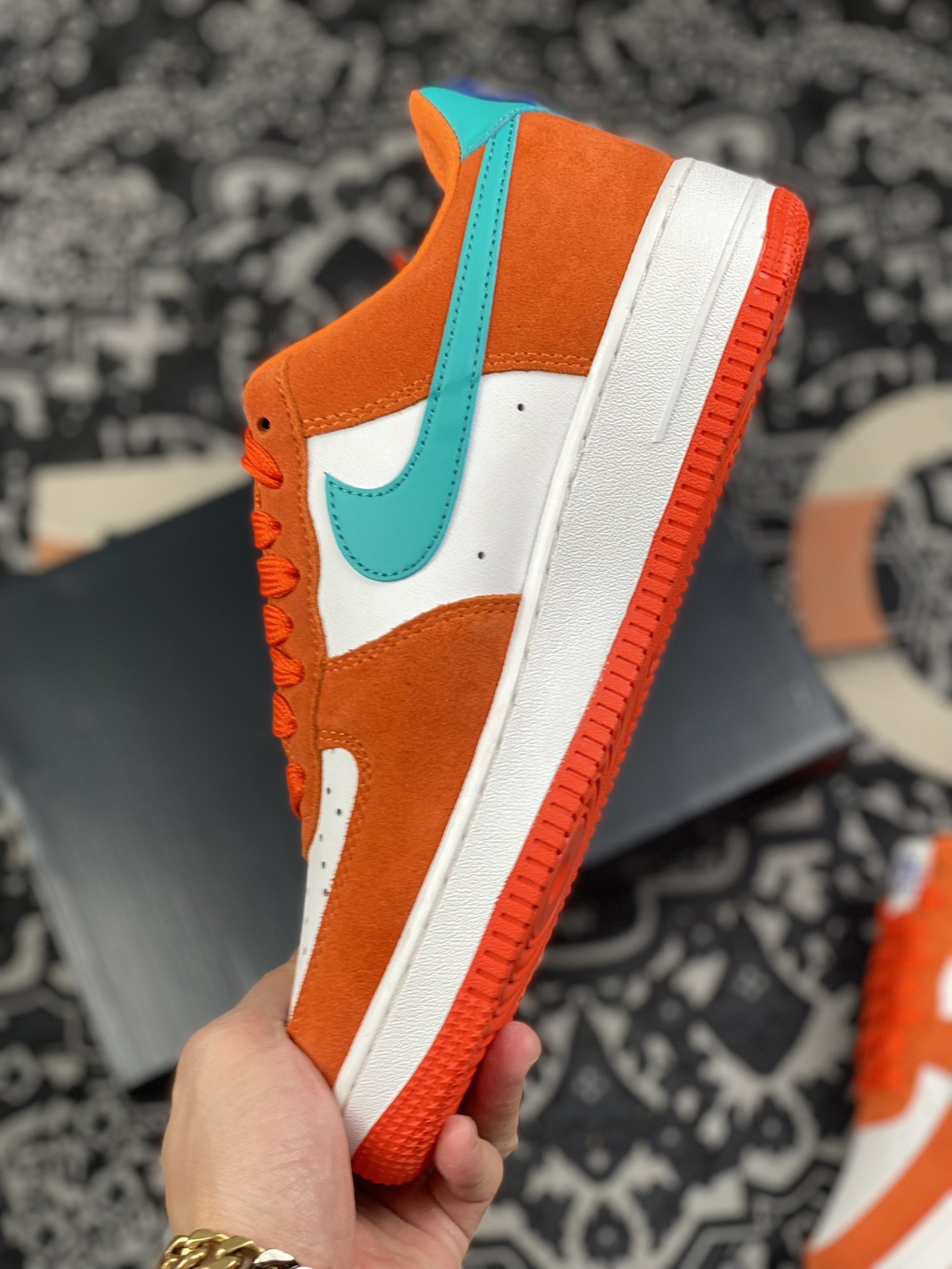 200 Nike Air Force 1 Low AthleticClub”白橙原楦头原纸板DH7568-800