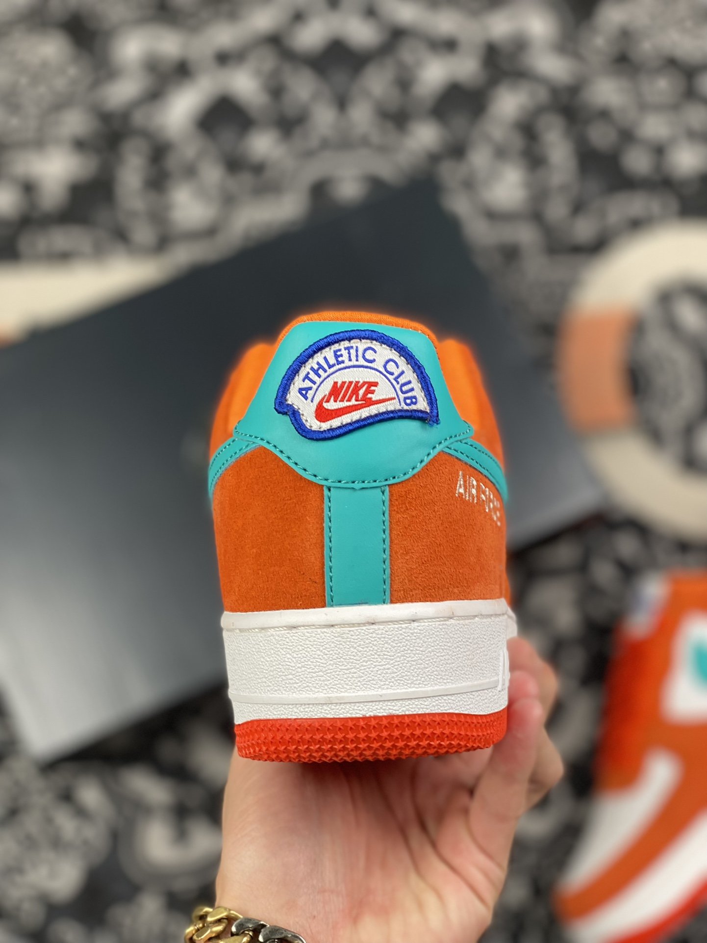 200 Nike Air Force 1 Low AthleticClub”白橙原楦头原纸板DH7568-800