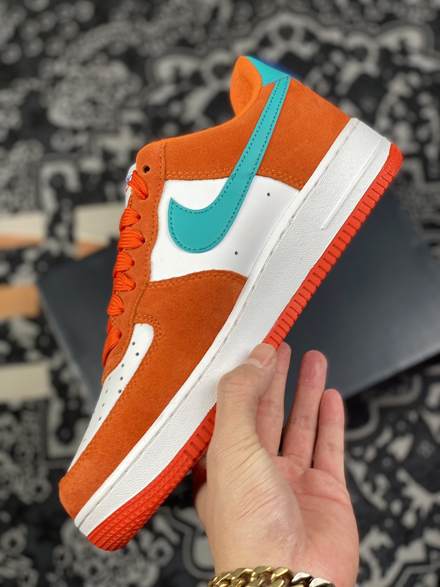 200 Nike Air Force 1 Low AthleticClub”白橙原楦头原纸板DH7568-800