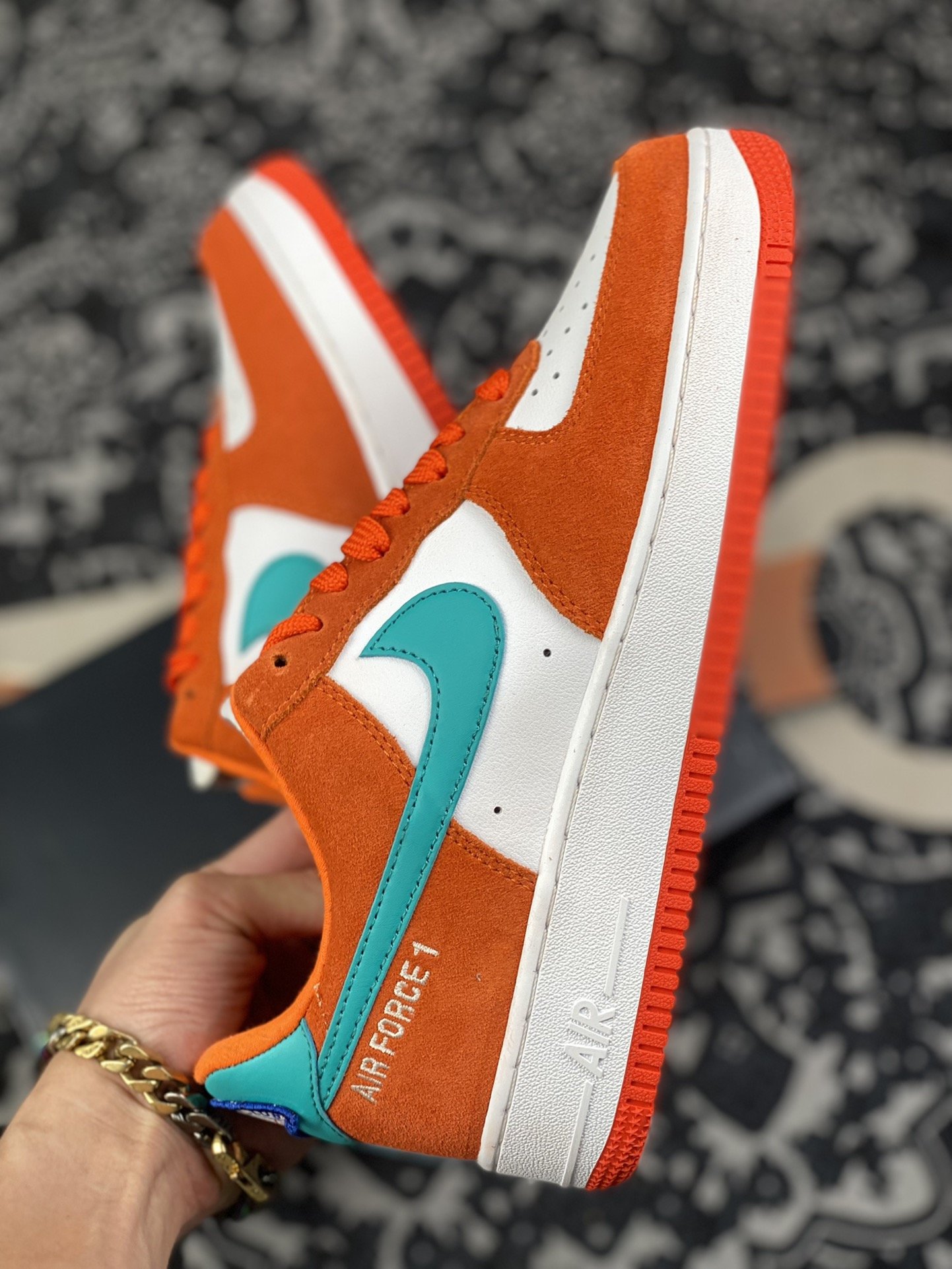 200 Nike Air Force 1 Low AthleticClub”白橙原楦头原纸板DH7568-800