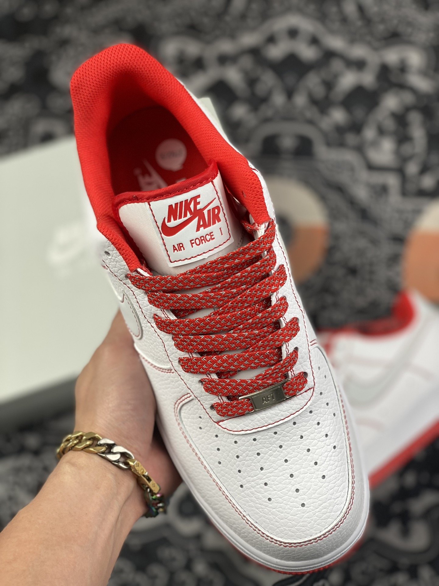 200 Nike Air Force 1 Low 3M白红缝线 CN2896-101