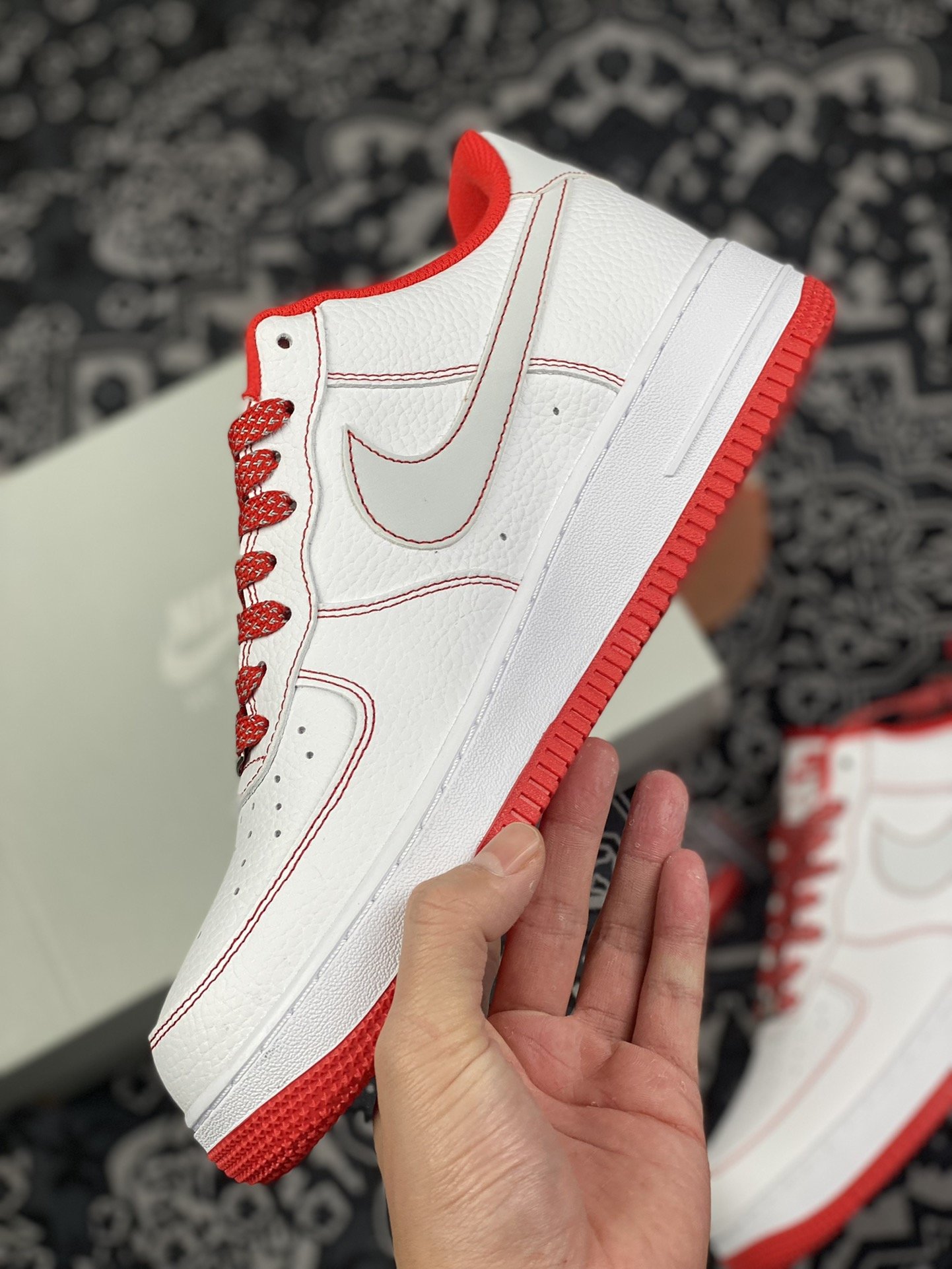 200 Nike Air Force 1 Low 3M白红缝线 CN2896-101