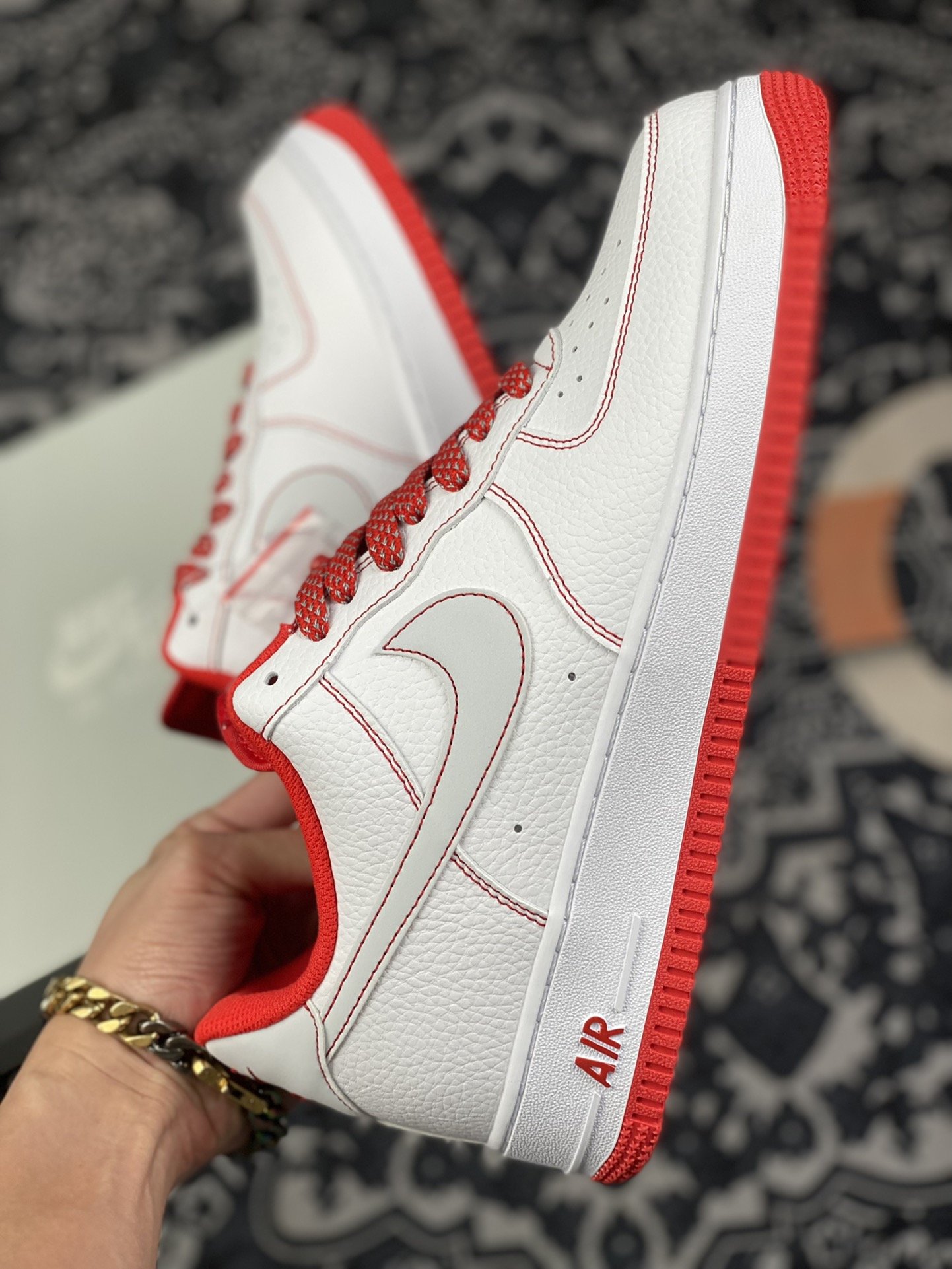 200 Nike Air Force 1 Low 3M白红缝线 CN2896-101