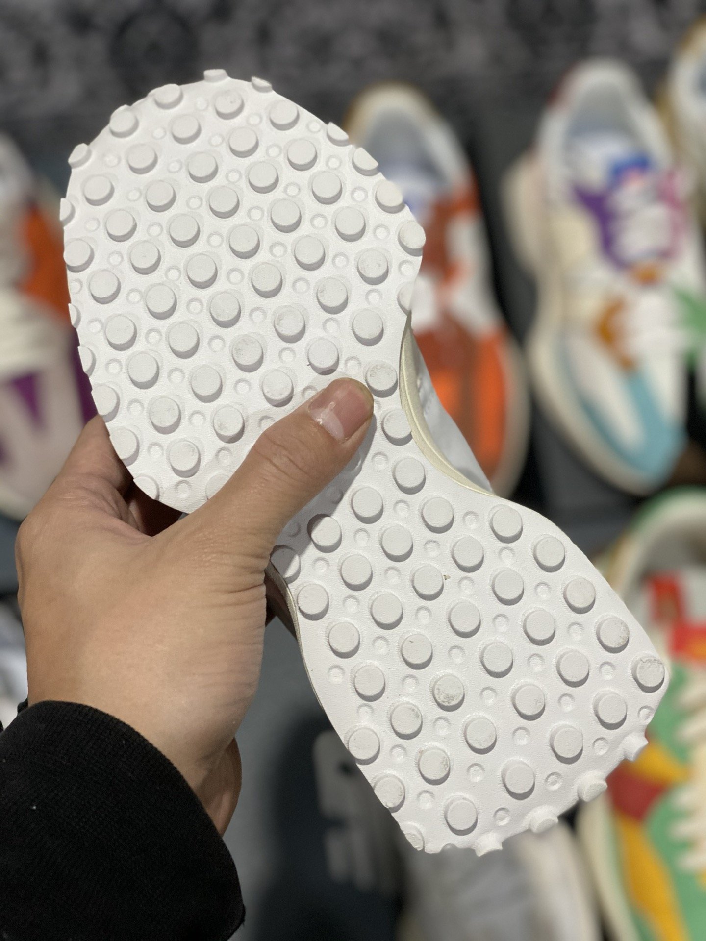 240 甄选 莞顶NB327 复古跑鞋 灰白女鞋