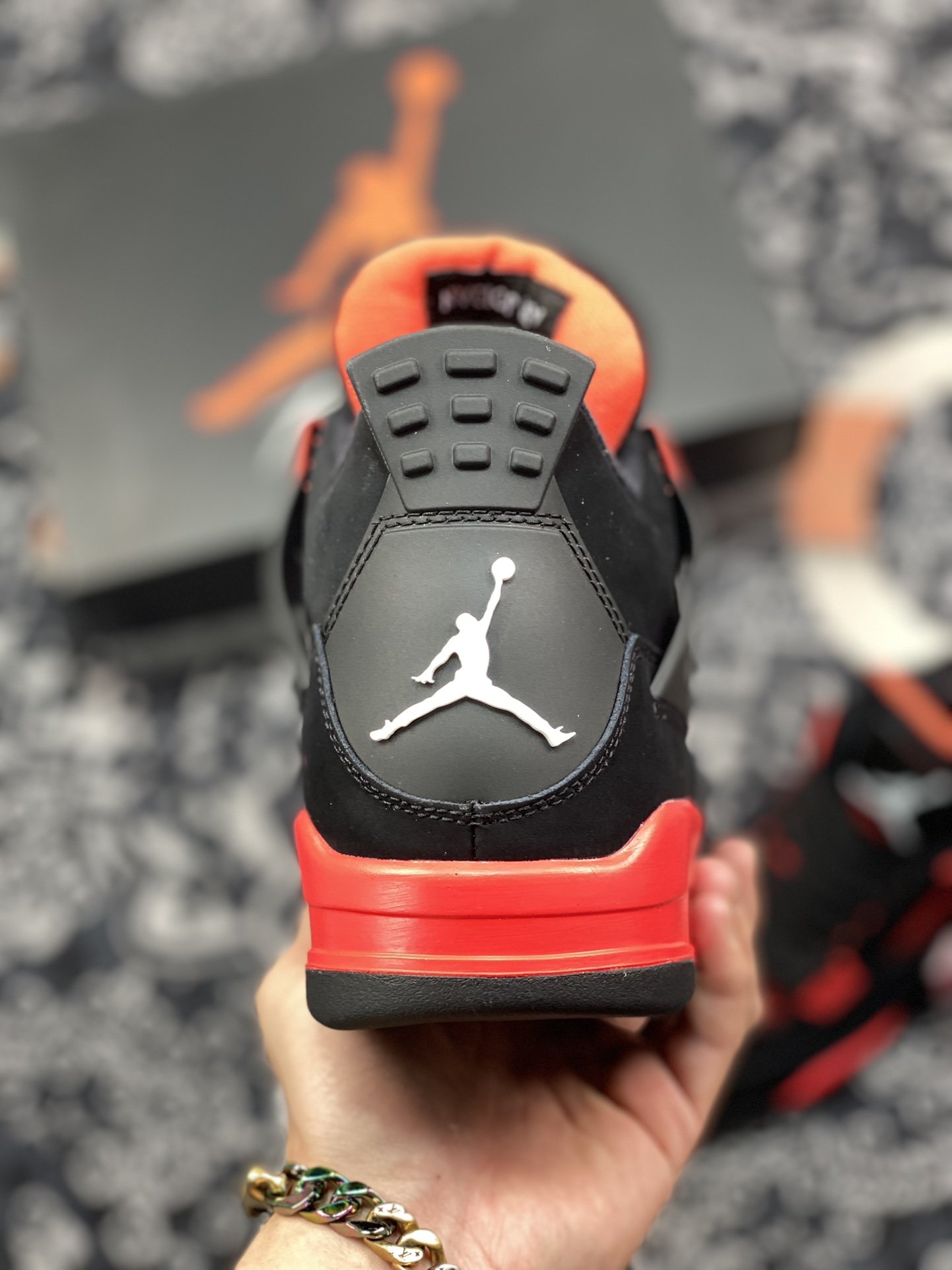 450 纯原  aj4 黑红 雷电 篮球鞋840606-192