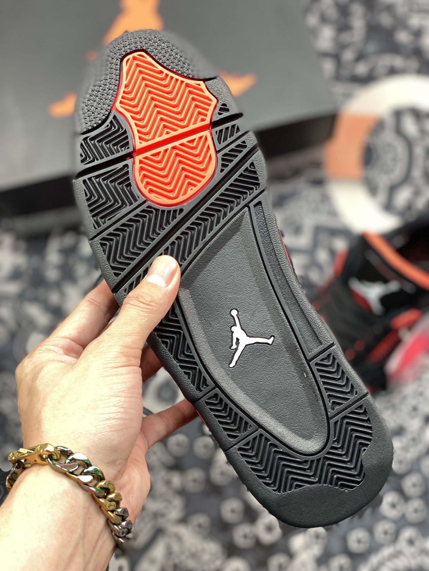 450 纯原  aj4 黑红 雷电 篮球鞋840606-192