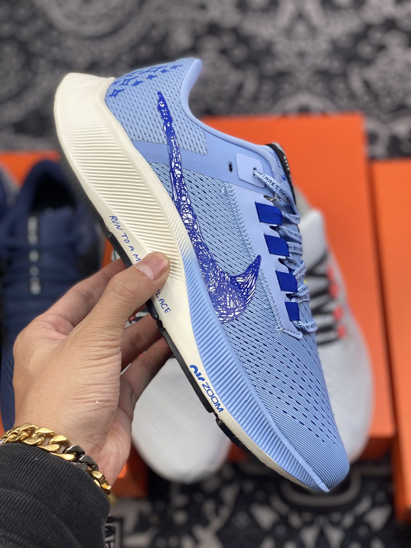 180 Nike Air Zoom Pegasus 38 登月38代网面透气跑鞋