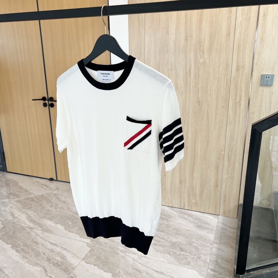 250 汤姆布朗｜口袋织带针织短袖