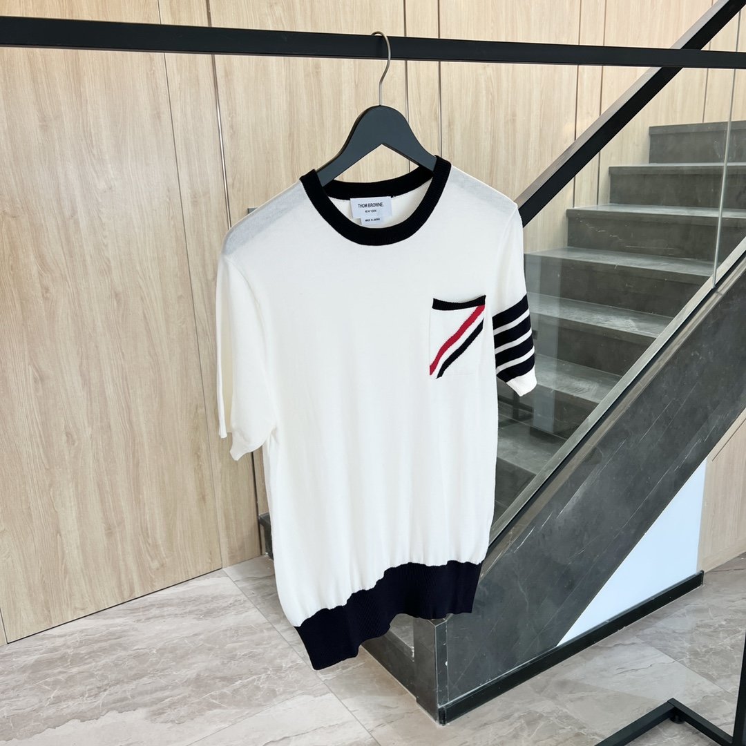 250 汤姆布朗｜口袋织带针织短袖