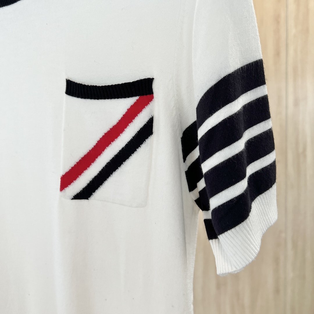 250 汤姆布朗｜口袋织带针织短袖