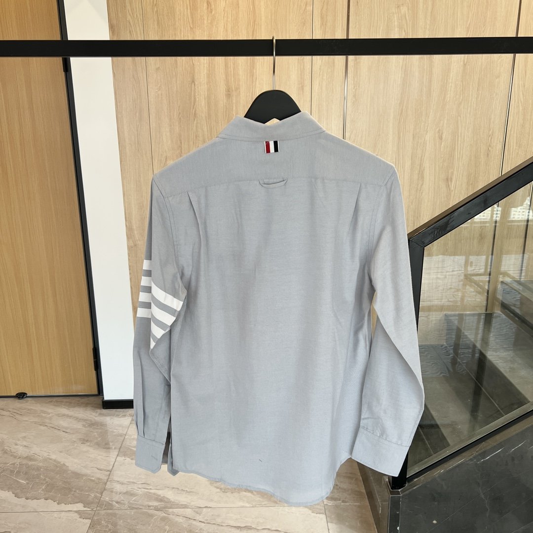 260 汤姆布朗/烟灰色四杠衬衫TB 烟灰色四杠衬衫